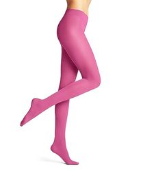 FALKE Women's Pure Matt 50 DEN W TI Semi-Opaque Plain 1 Pair Tights, Pink (Pink 8462) new - eco-friendly, S