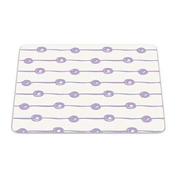 Bonamaison, Tappetino per mouse rettangolare, con stampa digitale, antiscivolo, per ufficio e casa, dimensioni: 22 x 18 cm