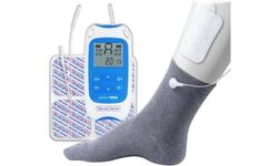 TensCare Perfect TENS - Clinically Proven TENS Device for Pain Relief of The Back, Hip, Leg, Arm Aswell as Arthritis and Sciatica | Includes Sock for Arthritis in The Foot and Reduce Swelling