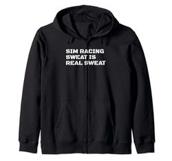 Sim Racing Sweat è vero sudore, Sim Racing, I Racer, Gamer Felpa con Cappuccio