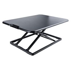 StarTech.com Standing Desk Converter for Laptop - Up to 8kg/17.6lb - Height Adjustable Laptop Riser - Table-Top Stand-Up Desk Converter for Home Office - Sit-Stand Desk Platform (LAPTOP-SIT-STAND)