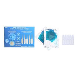 Skin Treats Hyaluronic Acid 5 Day Skincare System Gift Set 2 x 60g Hydrogel Masks 5 x 2ml Hyaluronic Acid Ampoules