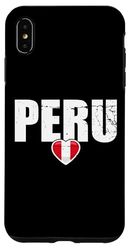 Peru Vintage Peruvian Flag Case for iPhone XS Max