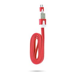Noodle uniwersalny kabel USB/micro USB do Huawei P Smart+ 2019 (czerwony)