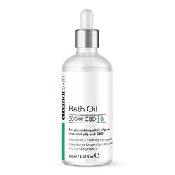 Elixinol Skin Moisturising Hydrating Bath Oil, 500mg of CBD, Natural, Majoram, Grapeseed Oil, Jojoba Seed Oil, Hemp Extract Premium Quality Pure Vegan | 100ml