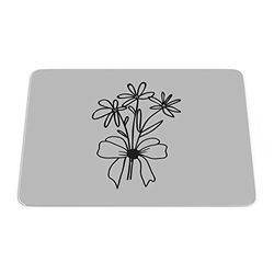 Bonamaison, Tapis de Souris Rectangle Imprimé Numériquement, Fond Antidérapant, pour Bureau et Maison, Taille: 22x18cm