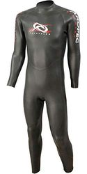 Aropec Men's, 1-delig, triathlon neopreenpak, zwart/rood, 2 stuks