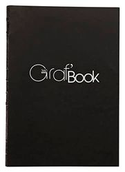 Clairefontaine Graf'Book 975802C, verpakking met 5 blokken, 360°, ideaal voor schetsen en tekeningen, 50 vellen, DIN A4 21 x 29,7 cm, 100 g, portretformaat, zwart, 1 verpakking