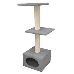 croci Munich Kattenschraper, 35 x 35 x 103 cm, Grijs