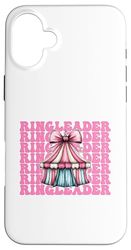 Ringleader Circus Carnival Tent Girl Mom Coquette Bow Case for iPhone 16 Plus