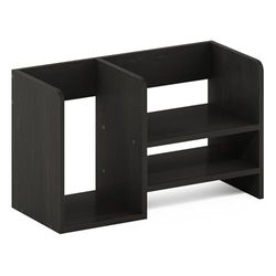 Furinno Hermite Organisateur de Rangement pour Bibliothèque de Bureau pour Dournitures de Maison et de Bureau, Expresso