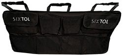 SIXTOL CAR POCKETS Car Boot Organiser | Pockets Car Seat Organiser | 8 Compartments | Car Storage