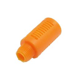 Sourcingmap - Plastica arancione pneumatici filtro aria silenziatore di scarico 0,64 centimetri npt