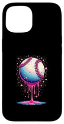 Baseball Drip Baseball Cool Teen Ragazzi Baseball Drip Custodia per iPhone 15