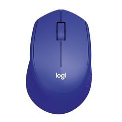 Logitech M330 SILENT PLUS Mouse Wireless, 2,4 GHz con Ricevitore USB Nano, Tracciamento Ottico 1000 DPI, Durata Batteria di 2 Anni, Compatibile con PC, Mac, Laptop, Chromebook - Blu
