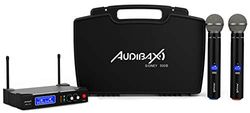 Audibax Sidney 500 B Micrófono Inalámbrico Profesional UHF Doble Mano Maleta