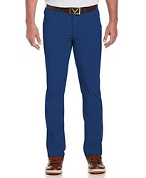 Callaway Męskie nowe poziome spodnie Tex, Deep Navy Htr, 52W / 32L Big
