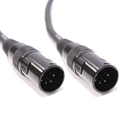 cablematic. fr – DMX512 DMX-kabel XLR 5 stifts kontakt till 5 stift XLR hane 3 m