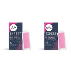 Veet Expert Strisce Corpo e Gambe Pelli Normali, 6x2 strisce (Confezione da 2)