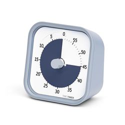 Time Timer Home Mod - 60 Minute Visual Timer Edition Home - pour l'outil d'étude de Fournitures Homeschool, minuterie pour Le Bureau, et des réunions, avec Fonctionnement Silencieux (Ardoise pâle)