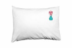 Bona Basics Funda de Almohada Decorativa, poliéster, Blanco 1, 35 x 50 cm