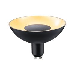 LED Réflecteur Noir, Gold 4.9W GU10 230V 3 ÉTAPE DIMMABLE
