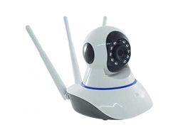 GC GLOBALCOMMERCE Draadloze IP-camera 1080P gemotoriseerde videobewaking met infrarood met 3 wifi-antennes met nachtzicht