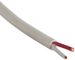 Pro Power 2CSPKCBL1.50WHT50 m 2-aderige niet-gescreende luidsprekerkabel, 30/0,24 mm, wit, 50 m