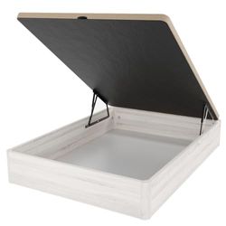 Duérmete Online - Canapé Abatible Súper Reforzado Gran Capacidad con Tapa Transpirable 90 x 190 Color Gris Polar