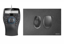 3Dconnexion SpaceMouse Enterprise Kit 2 (Solution de CAO Professionnelle, ambidextre)