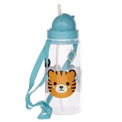 Puckator Bouteille d'Eau (Gourde) Enfant 450ml Cutiemals - Animaux du Zoo