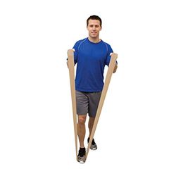 CanDo Val-u-Band 2 x Resistance band LATEX-free / training band / gymnastics band - 45 m each - peach (very very light) - alternative to dumbbells