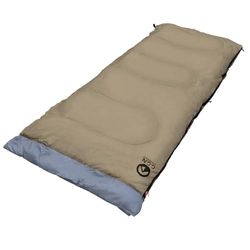 Go Go Nature, Sacco a Pelo da Campeggio per Adulti, 190 x 80 cm, Beige