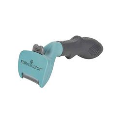 FURminator Brosse à poils pour petits chats à poils courts, élimine les poils morts de la perte de poils