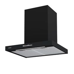 Cata Campana Extractora Sygma 6010 BK 4 Niveles de Extracción 3+1 Turbo Panel de Control Electrónico Motor BT3 Extra Silencioso Iluminación LED Filtros Lavables en Lavavajillas Ancho 60 cm Color Negro