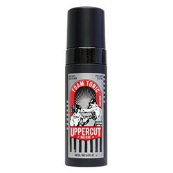 Uppercut Deluxe Schiuma Tonica, Schiuma per Capelli a Fissaggio Leggero e Lucentezza Leggera, Utilizzabile come Prodotto per lo Styling o Protezione dal Calore, Adatto a Tutti i Tipi di Capelli 150g