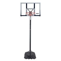 LIFETIME Canestro da basket portatile con base e ruote, altezza regolabile 244-305 cm, cerchio Slam-It® con rete, tabellone in HDPE con protezione UV, base ricaricabile da 127 l (92401)