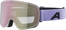 ALPINA Unisexe - Adulte, PENKEN Lunettes de Ski, white-lilac matt, One Size