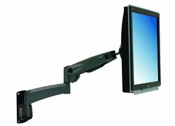 Dataflex 213 ViewMaster M5 - Braccio per monitor (portata max. 12 kg, diagonale dello schermo fino a 61 cm (24 pollici), compatibile VESA: MIS-D 75 x 75/100 x 100 mm), colore: Antracite