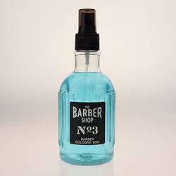 The Barber Shop No.3 Eau de Cologne Vaporisateur Homme 250ml |After Shave men | après-rasage pour hommes | Spray pour le corps - salon de coiffure - coiffeur Kolonya | Fraîche & fleurie