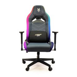 WOXTER STINING ELITE RGB - Chaise de jeux avec LED RGB Configurable par application (arbre en acier, plaque de levage, ergonomique, accoudoir 2D, renforcement de mousse MD, alt / incl ajustable)
