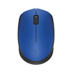 Logitech M171 Mouse Wireless per PC, Mac, Laptop, 2,4 GHz con Mini Ricevitore USB, Tracciamento Ottico, Durata della Batteria di 12 mesi, Ambidestro - Blu