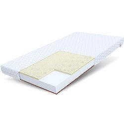 FDM PIKOLO Materasso 70x120 cm Schiuma di Memoria Lattice Cocò Alto 11 cm Grado di Rigidità H2 H4 Materasso a Due Lati 7 Zone di Comfort Rivestimento Lavabile OEKO-TEX Anallergic