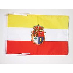 AZ FLAG Bandiera Provincia Spagnola di Cuenca 45x30cm - BANDIERINA Cuenca - CASTIGLIA-LA MANCIA 30 x 45 cm cordicelle