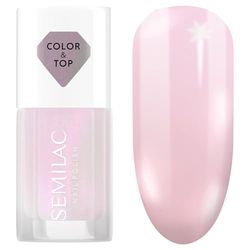 Semilac Top classico smalto rosa glow 7 ml