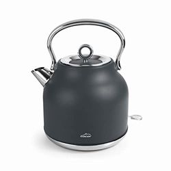 Lacor 69397 - Bollitore in acciaio inox 18/10 con tecnologia STRIX, finitura grigio opaco, 1,7 l