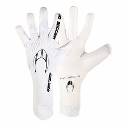 HO Soccer Premier Knit Tech Club Whiteout keepershandschoenen, uniseks, volwassenen, wit/zwart, maat 10,5