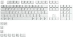 Glorious Gaming 115 capuchons de touches GPBT - Profil Cherry, PBT super durable, look spectaculaire, son supérieur, police originale, dispositions : Allemagne - Arctic White