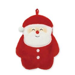 Borsa d'Acqua Calda con Cover in Peluche - 1L - Babbo Natale