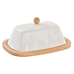 DKD Home Decor Beurrier, Blanc, Estándar